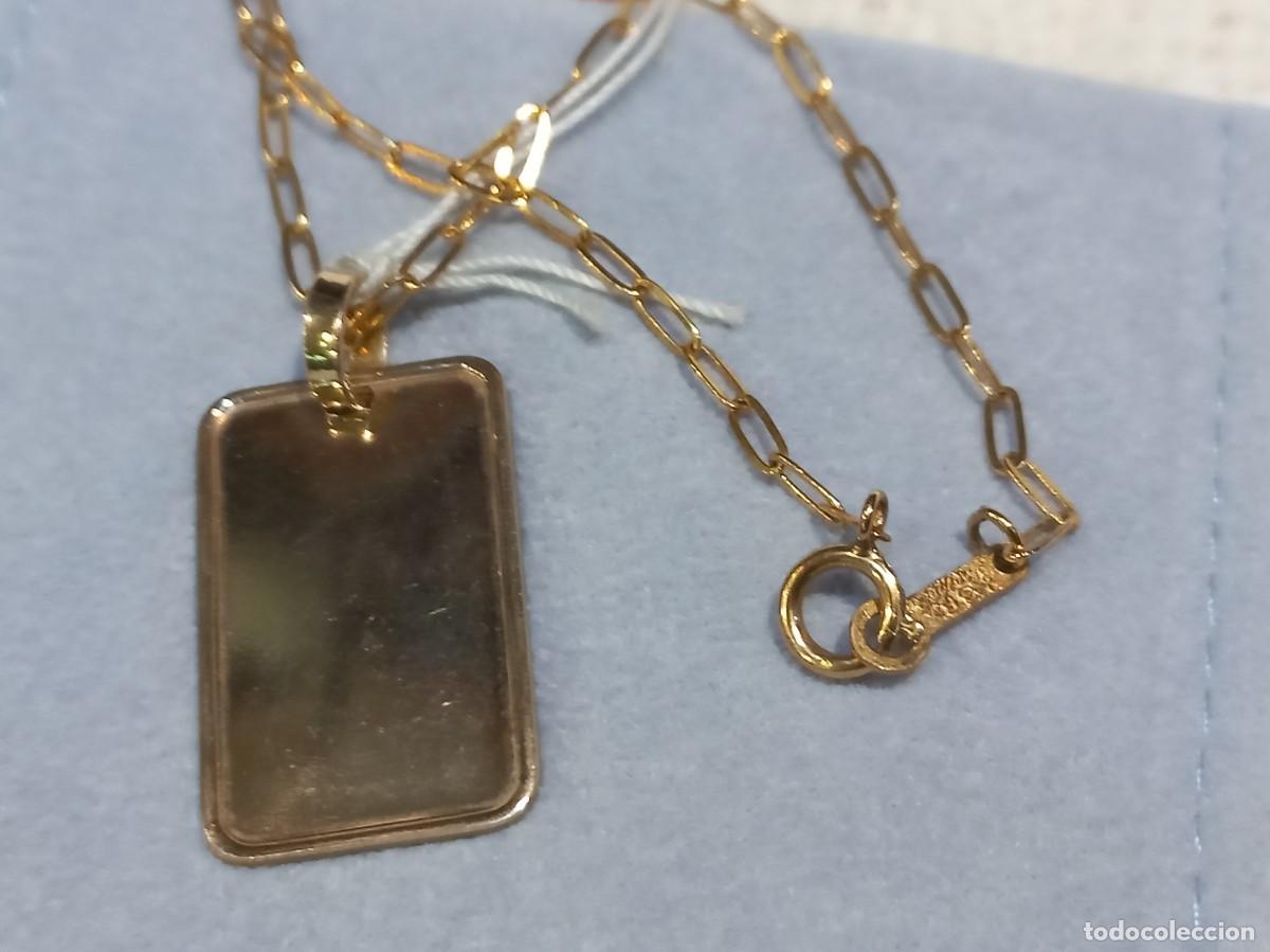 Joyeria: PLACA &uml;GOLD-FILLED&uml; lisa-brillo. Cadena - Foto 3