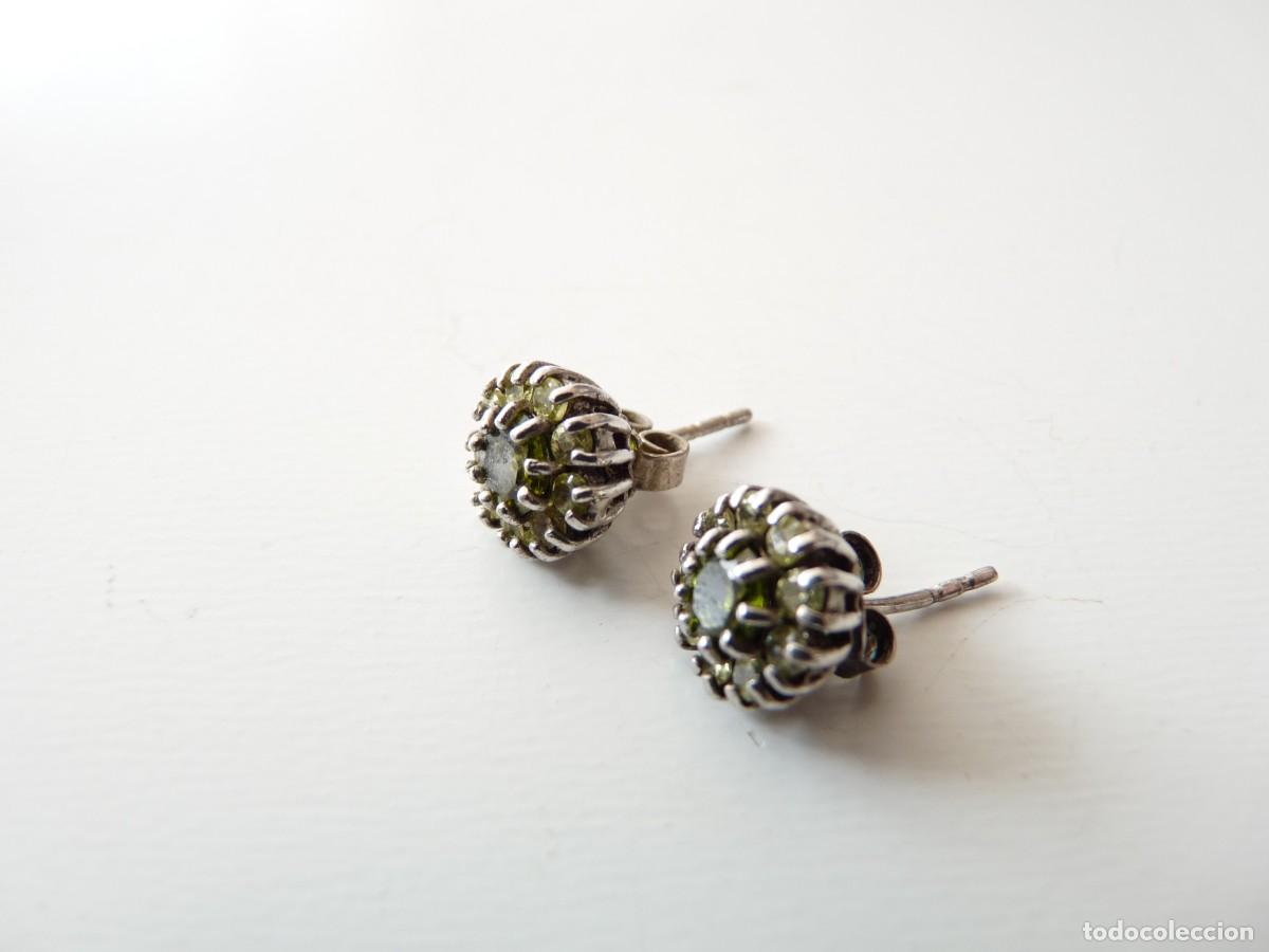 Joalharia: PENDIENTES DE PLATA Y PIEDRA SIN VALORAR 4 GRAMOS