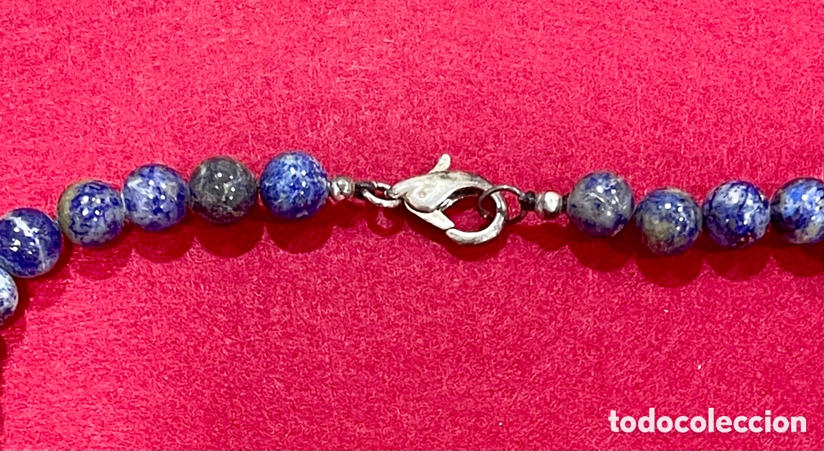 Joyeria: Precioso collar en plata de ley y lapisl&aacute;zuli. - Foto 3