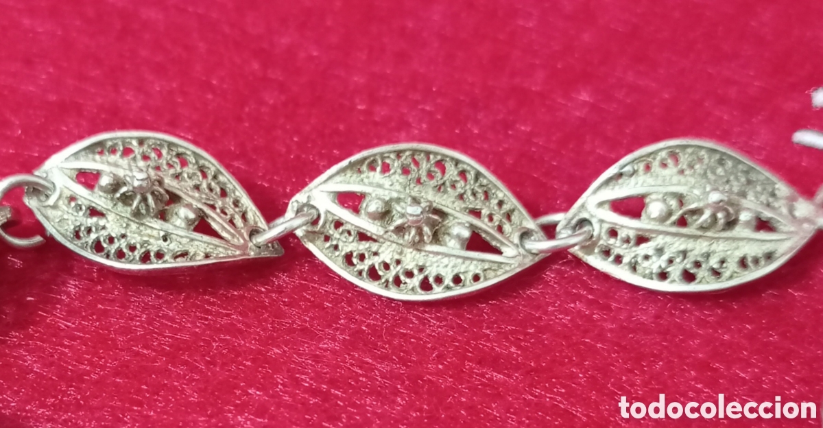 Joyeria: ⚜️ PRECIOSA PULSERA DE FILIGRANA DE PLATA - Foto 3