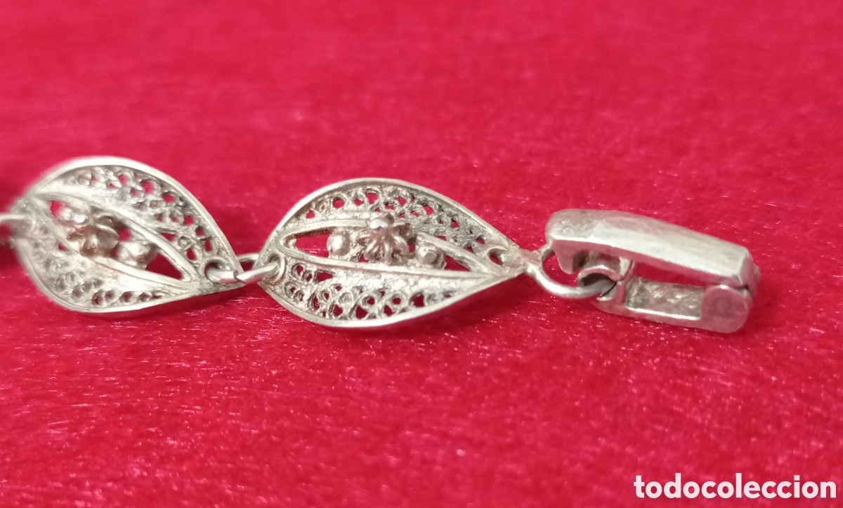Joyeria: ⚜️ PRECIOSA PULSERA DE FILIGRANA DE PLATA - Foto 6