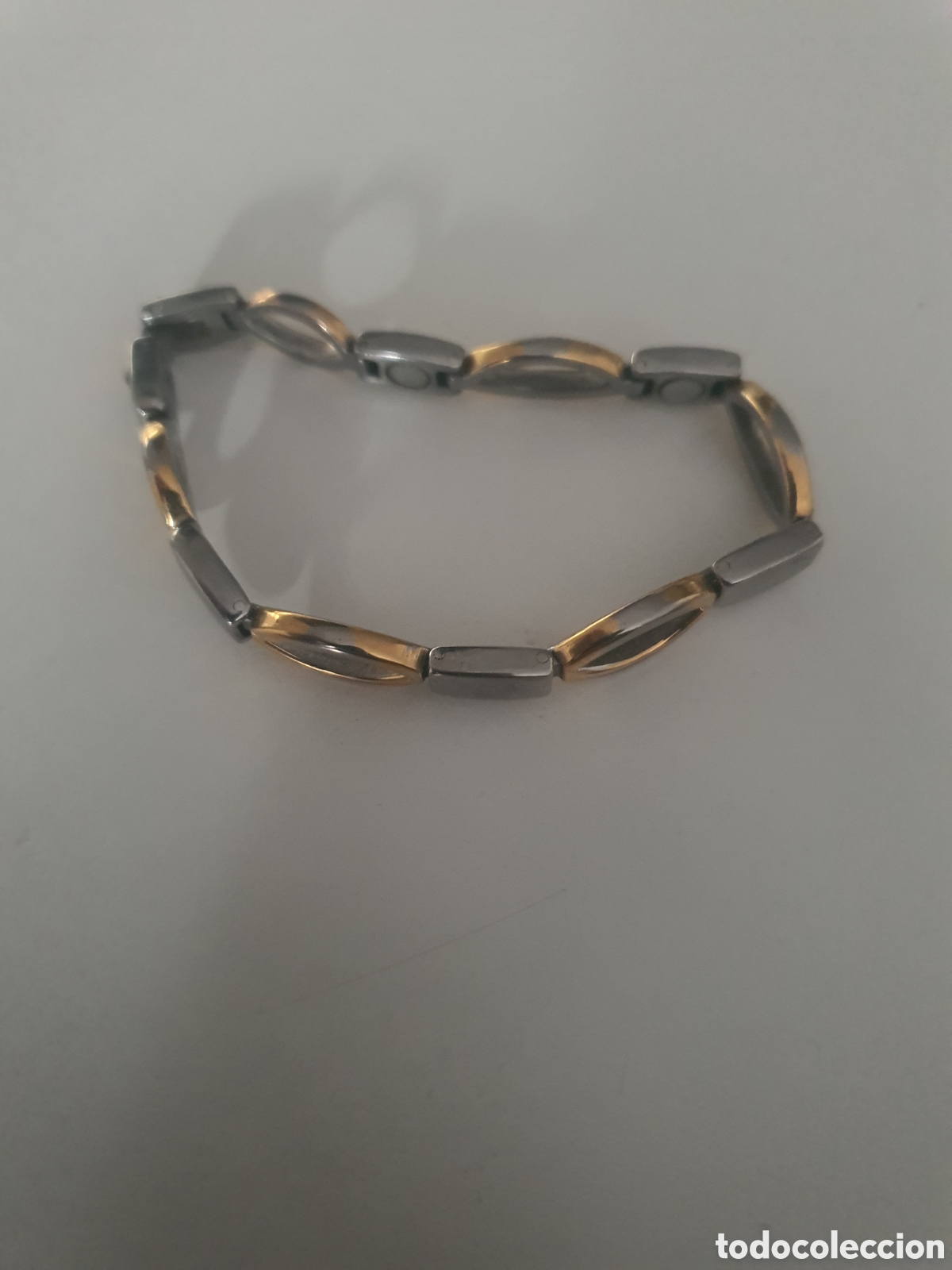 Joyeria: Pulsera de acero bicolor sabona - Foto 2