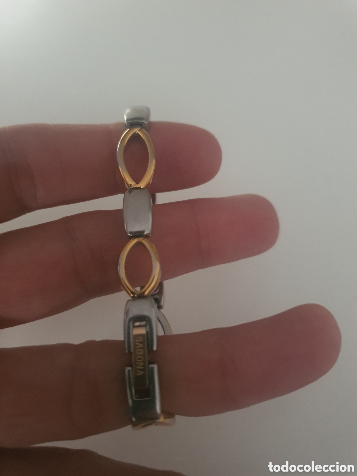 Joyeria: Pulsera de acero bicolor sabona - Foto 3