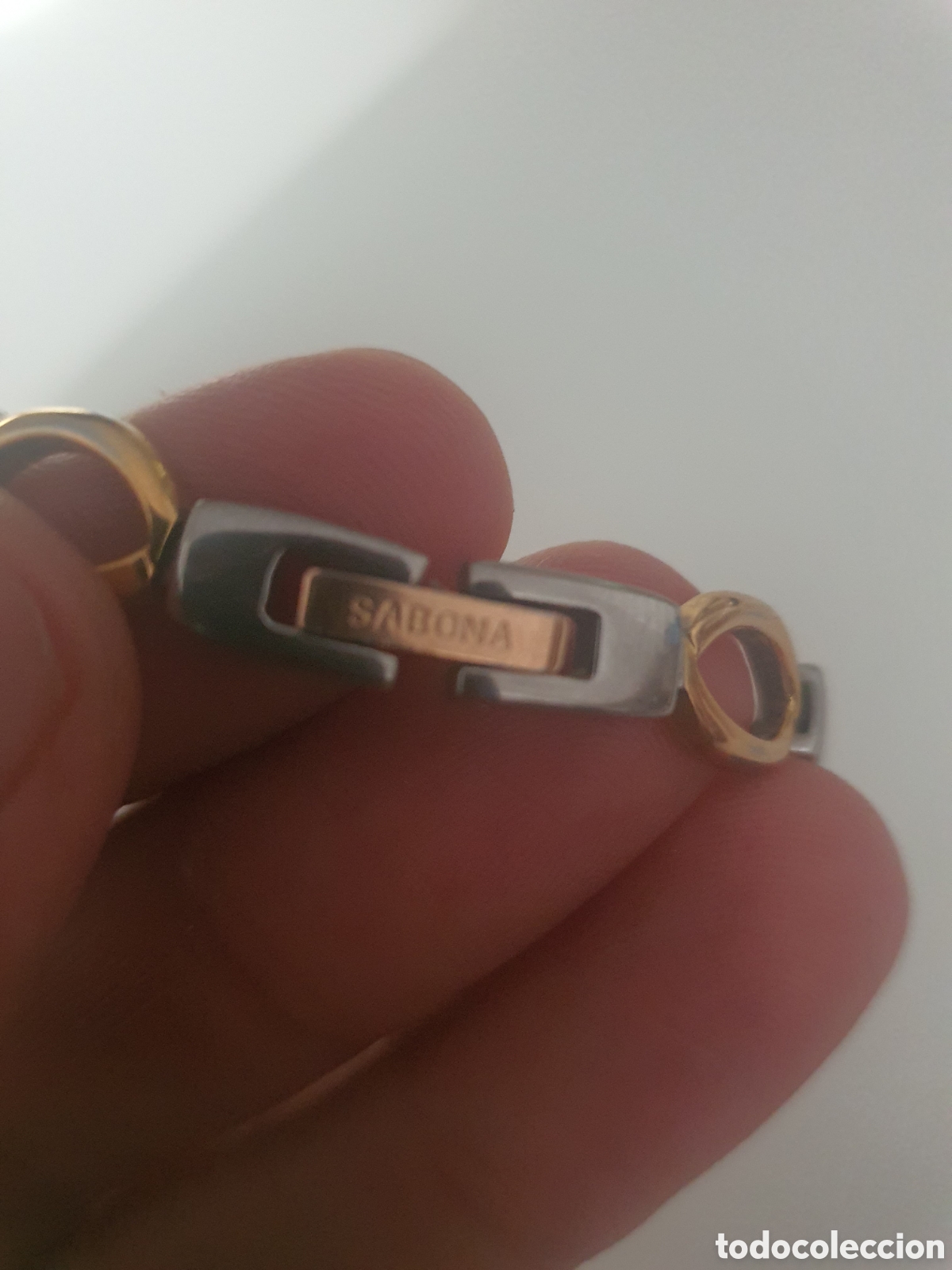 Joyeria: Pulsera de acero bicolor sabona - Foto 4
