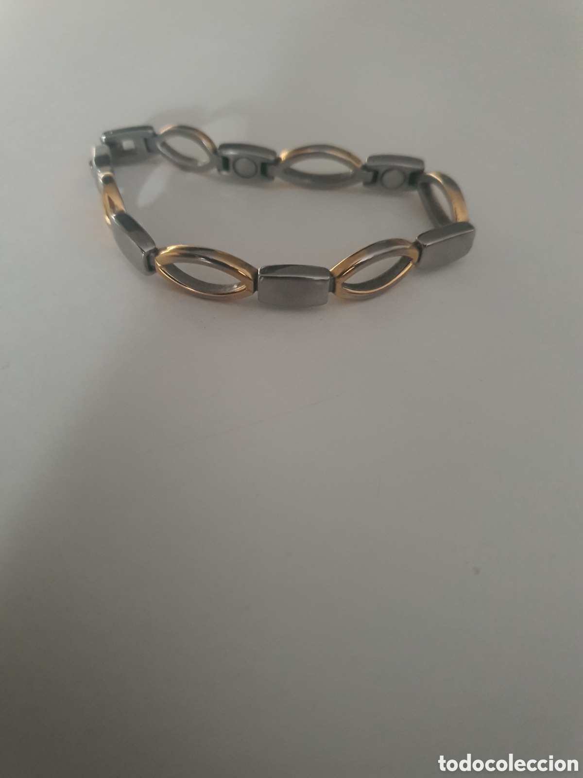 Joyeria: Pulsera de acero bicolor sabona - Foto 1