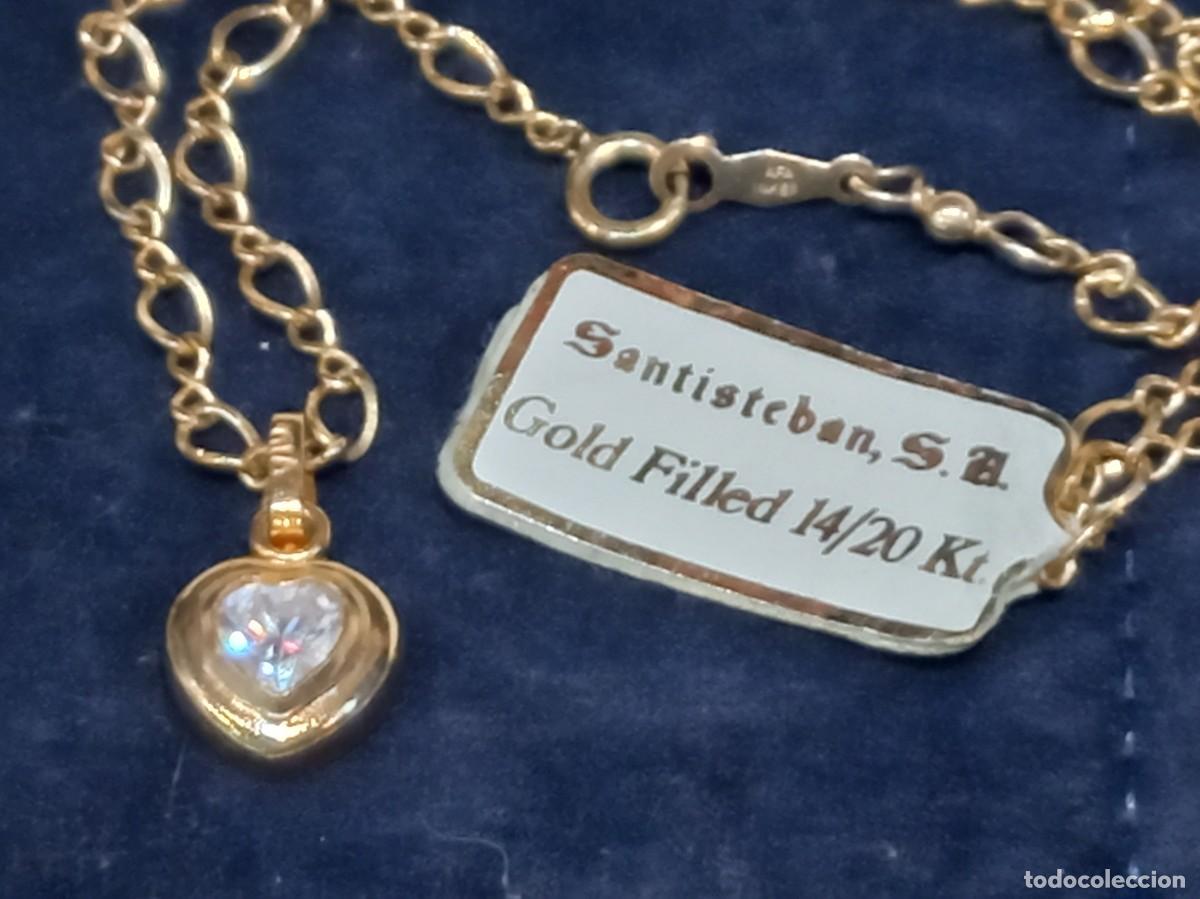 Joyeria: CORAZ&Oacute;N VID &uml;GOL-FILLED&uml; CIRCONITA. Cadena - Foto 3