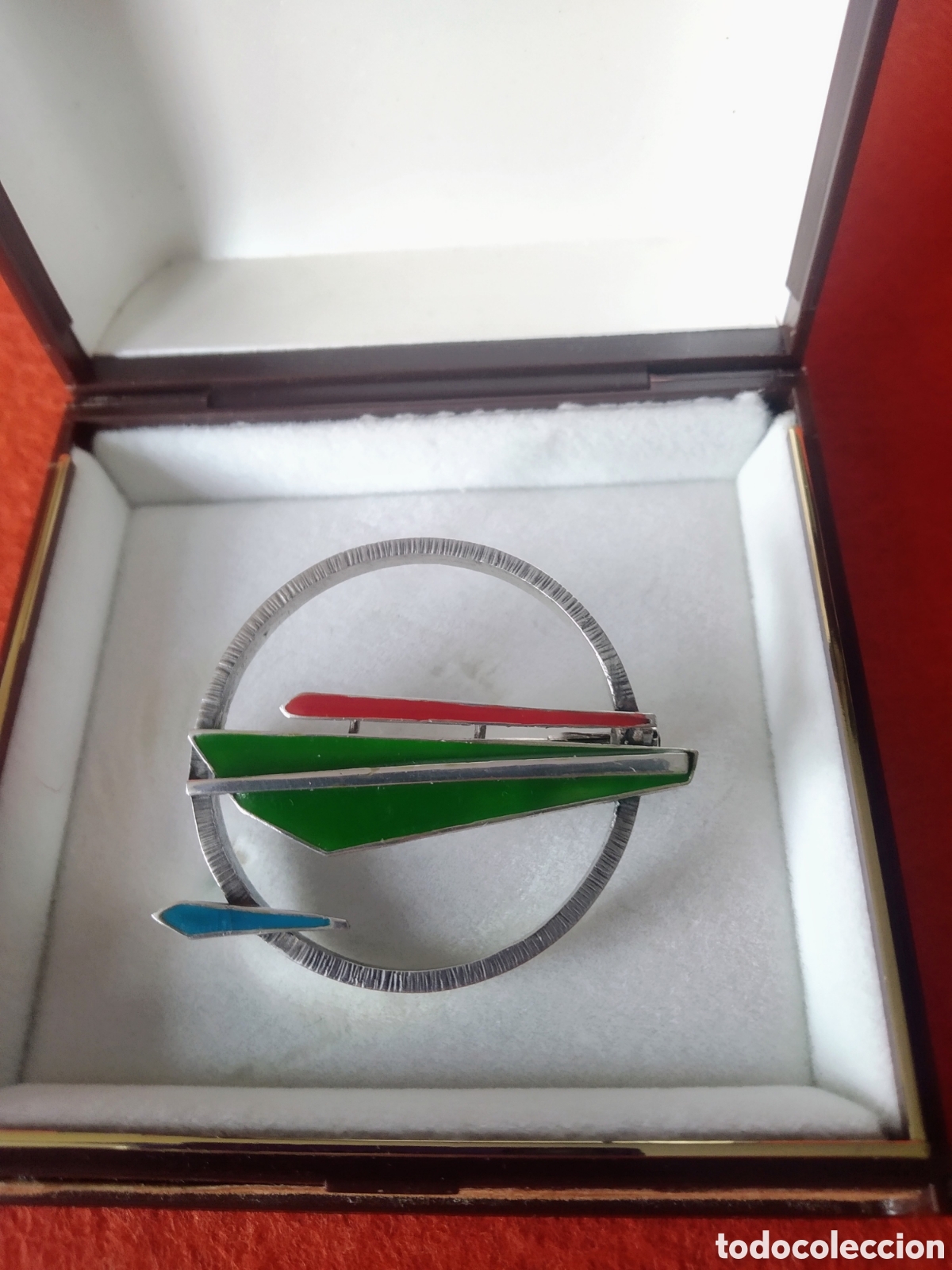 Joyeria: BROCHE DE PLATA Y ESMALTE - Foto 1