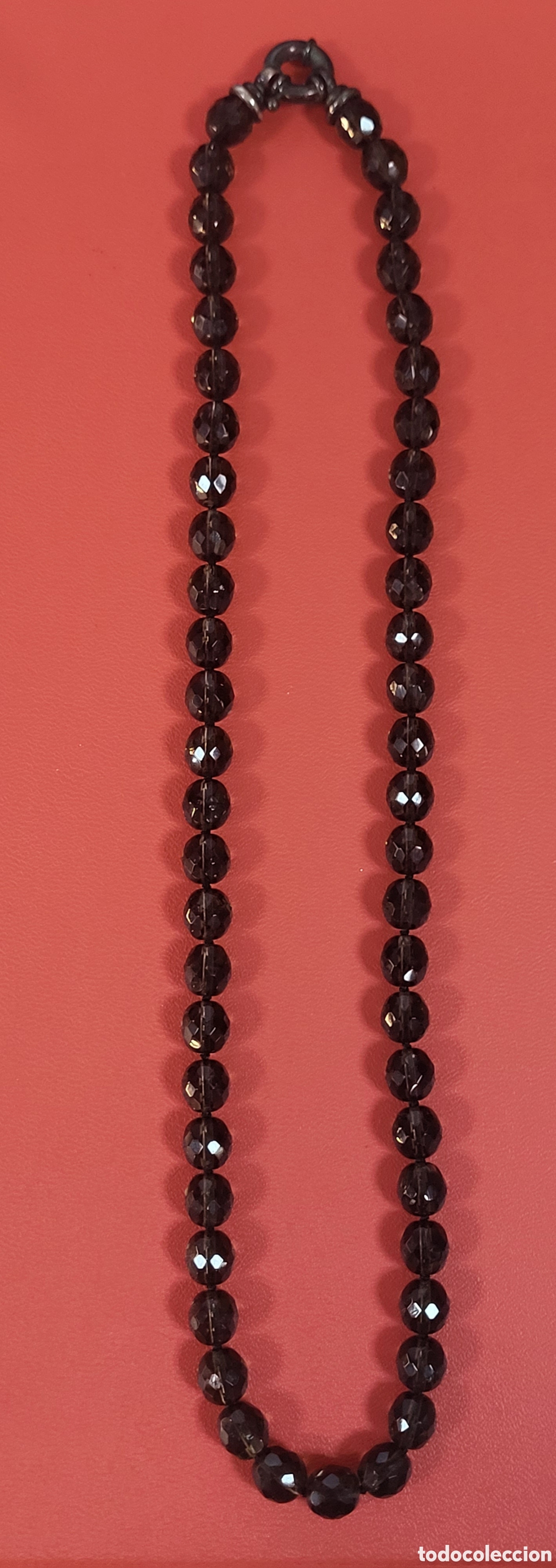 Joyeria: ANTIGUO COLLAR. CRISTAL. 60CM LARGO - Foto 1