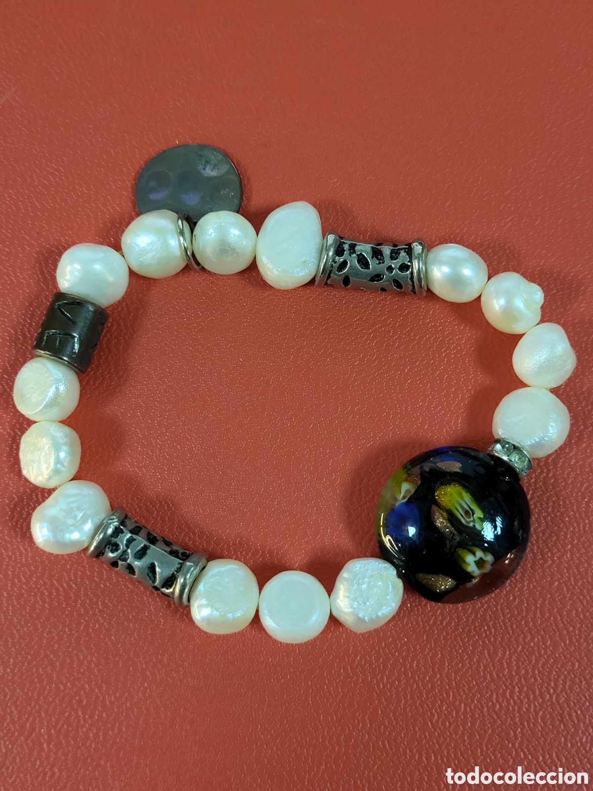 Joyeria: PRECIOSA PULSERA CON PERLAS Y CRISTAL MURANO - Foto 2