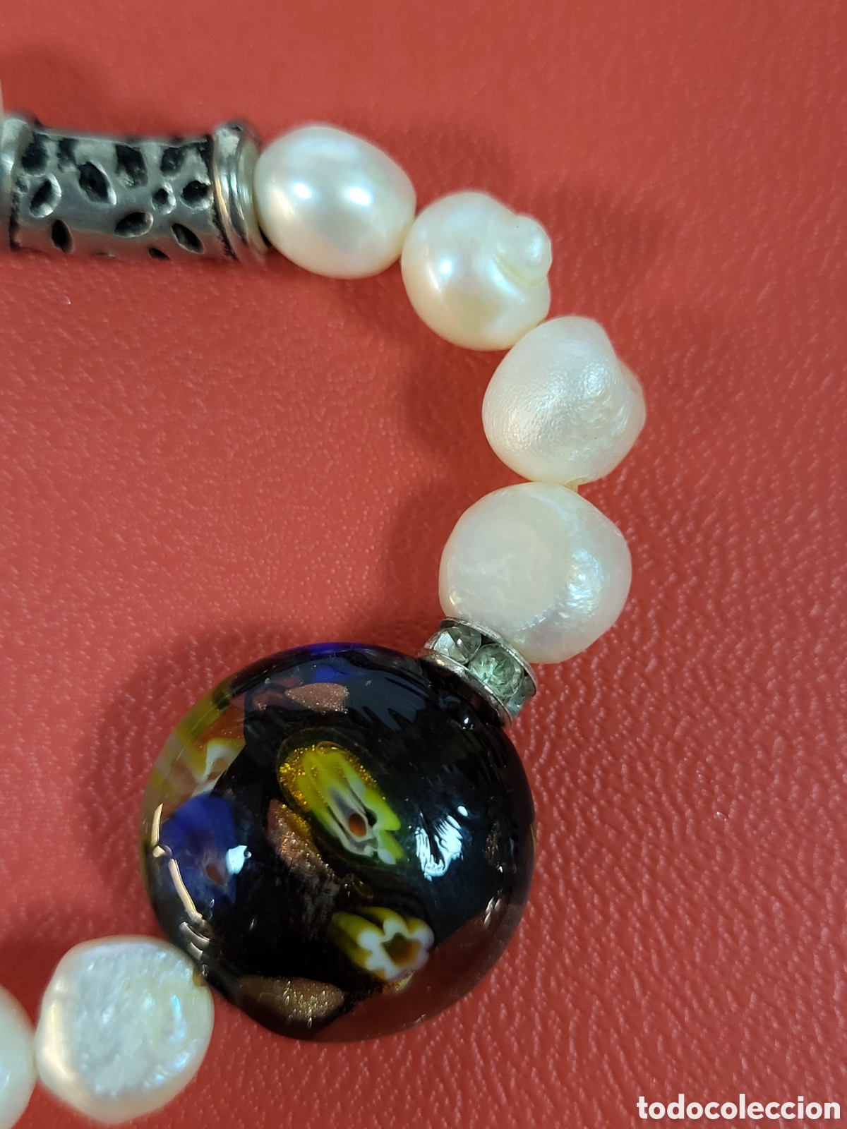 Joyeria: PRECIOSA PULSERA CON PERLAS Y CRISTAL MURANO - Foto 3