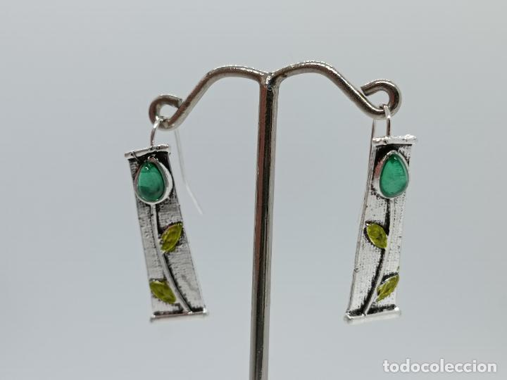 Joyeria: Preciosos pendientes de elegante dise&ntilde;o y estilo oriental. - Foto 4