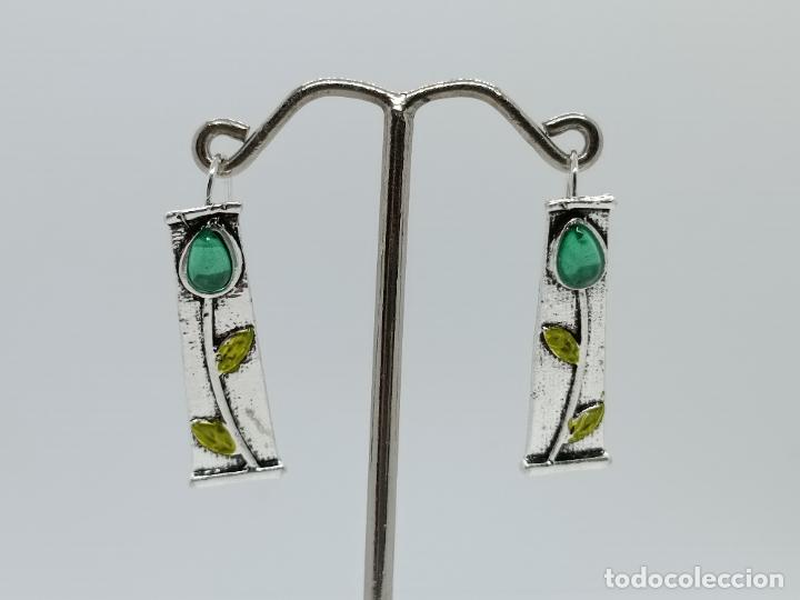 Joyeria: Preciosos pendientes de elegante dise&ntilde;o y estilo oriental. - Foto 1