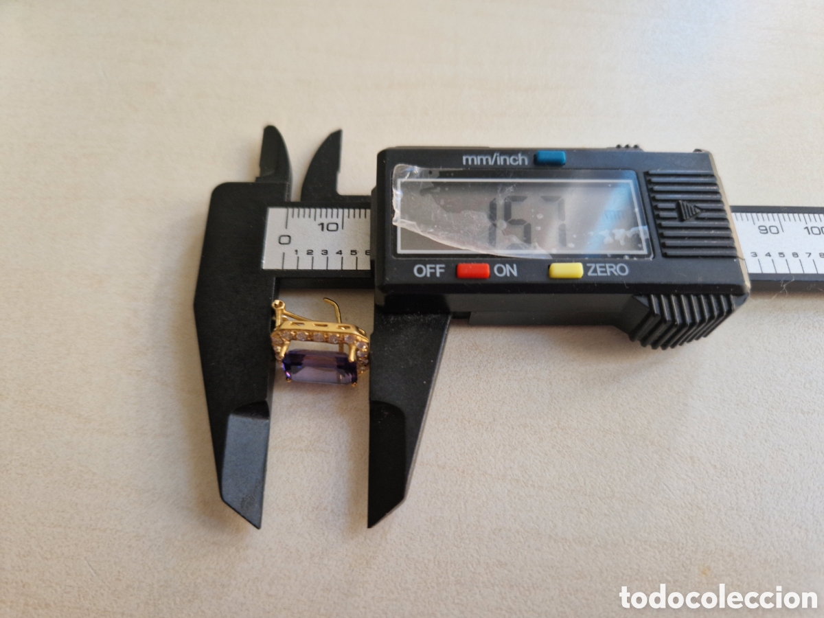 Joyeria: PENDIENTES ORO 18K Y AMATISTAS - Foto 10