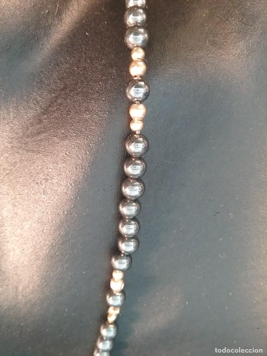 Joyeria: MAGNIFICO COLLAR DE PERLAS NEGRAS y ORO - Foto 2