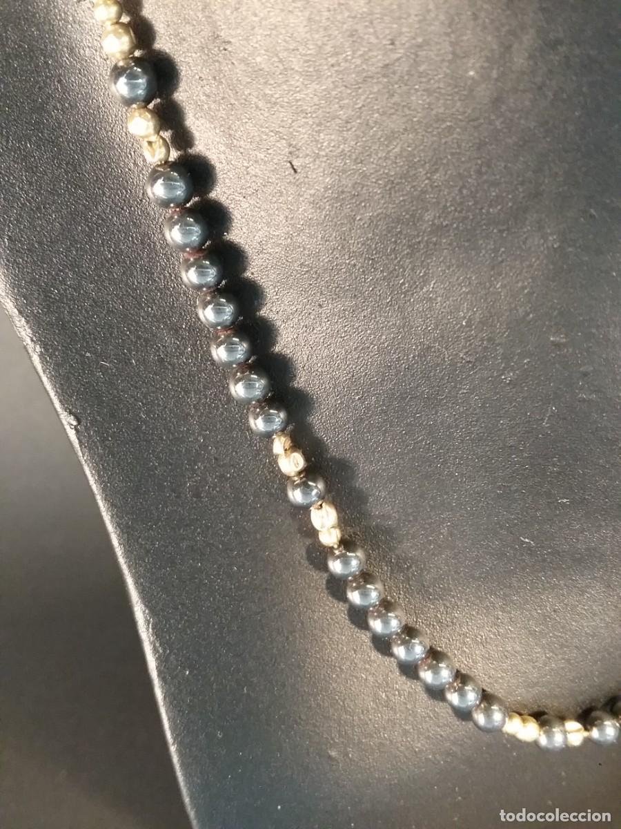 Joyeria: MAGNIFICO COLLAR DE PERLAS NEGRAS y ORO - Foto 3