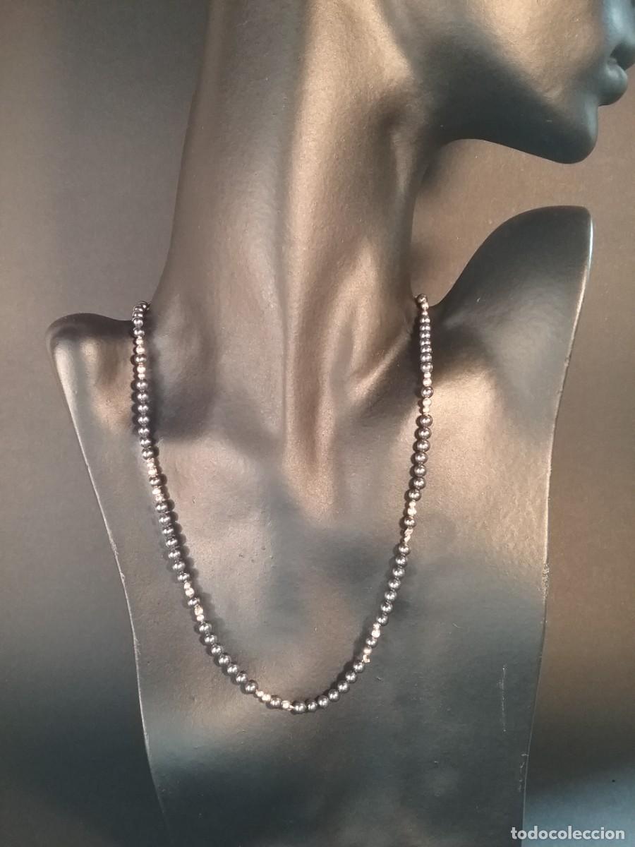 Joyeria: MAGNIFICO COLLAR DE PERLAS NEGRAS y ORO - Foto 5