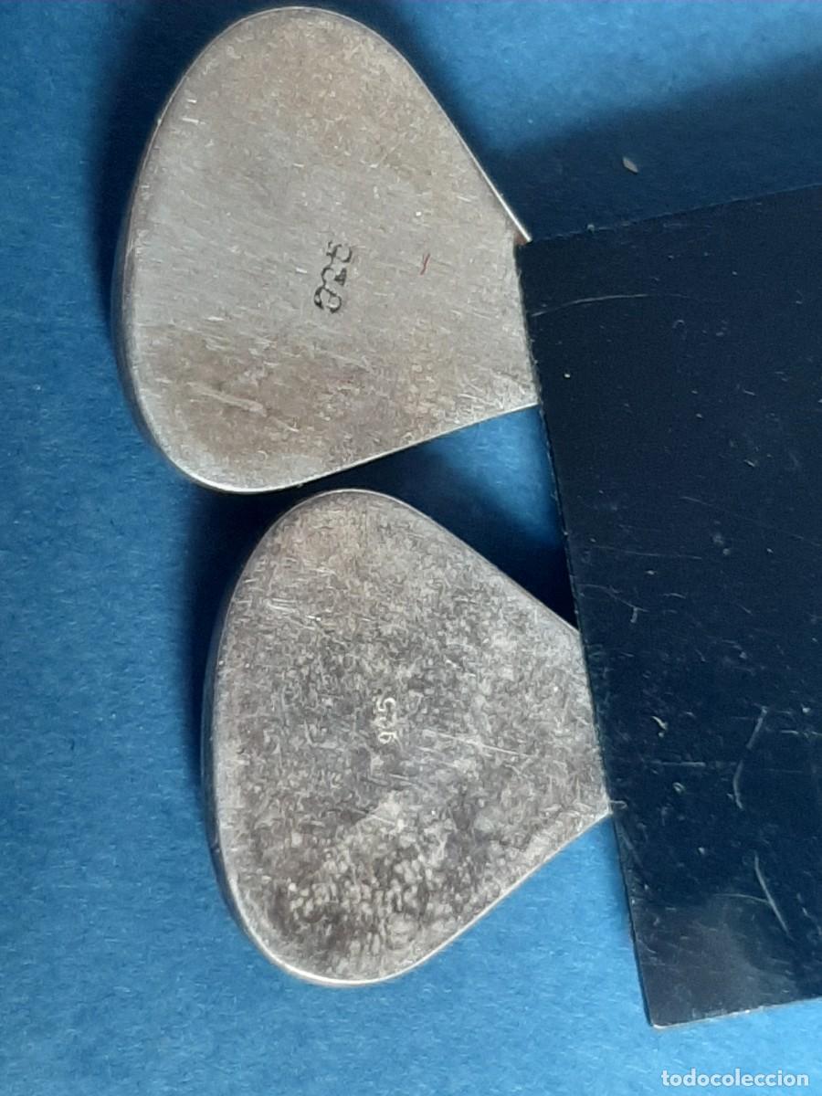 Joyeria: Pendientes de plata y esmalte nuevos - Foto 2