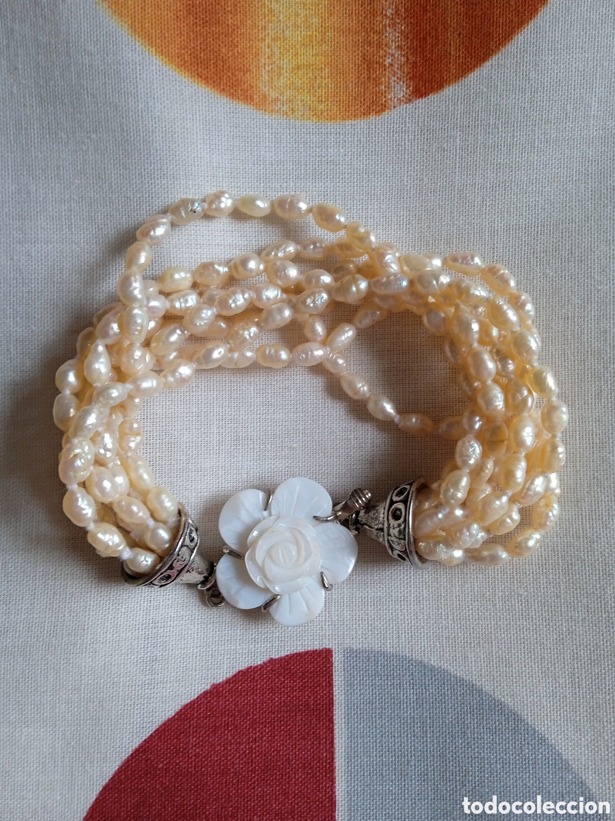 Joyeria: PULSERA PERLAS DE RIO Y BROCHE DE N&Aacute;CAR - Foto 3