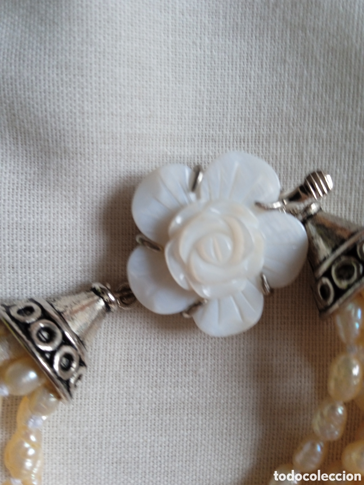 Joyeria: PULSERA PERLAS DE RIO Y BROCHE DE N&Aacute;CAR - Foto 5