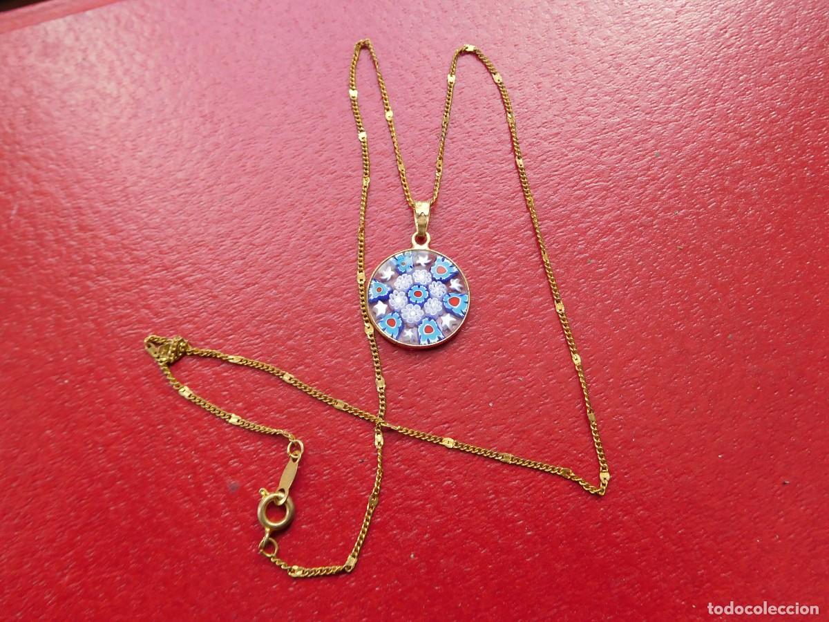Joyeria: Colgante con cadena de plata dorada - Foto 2