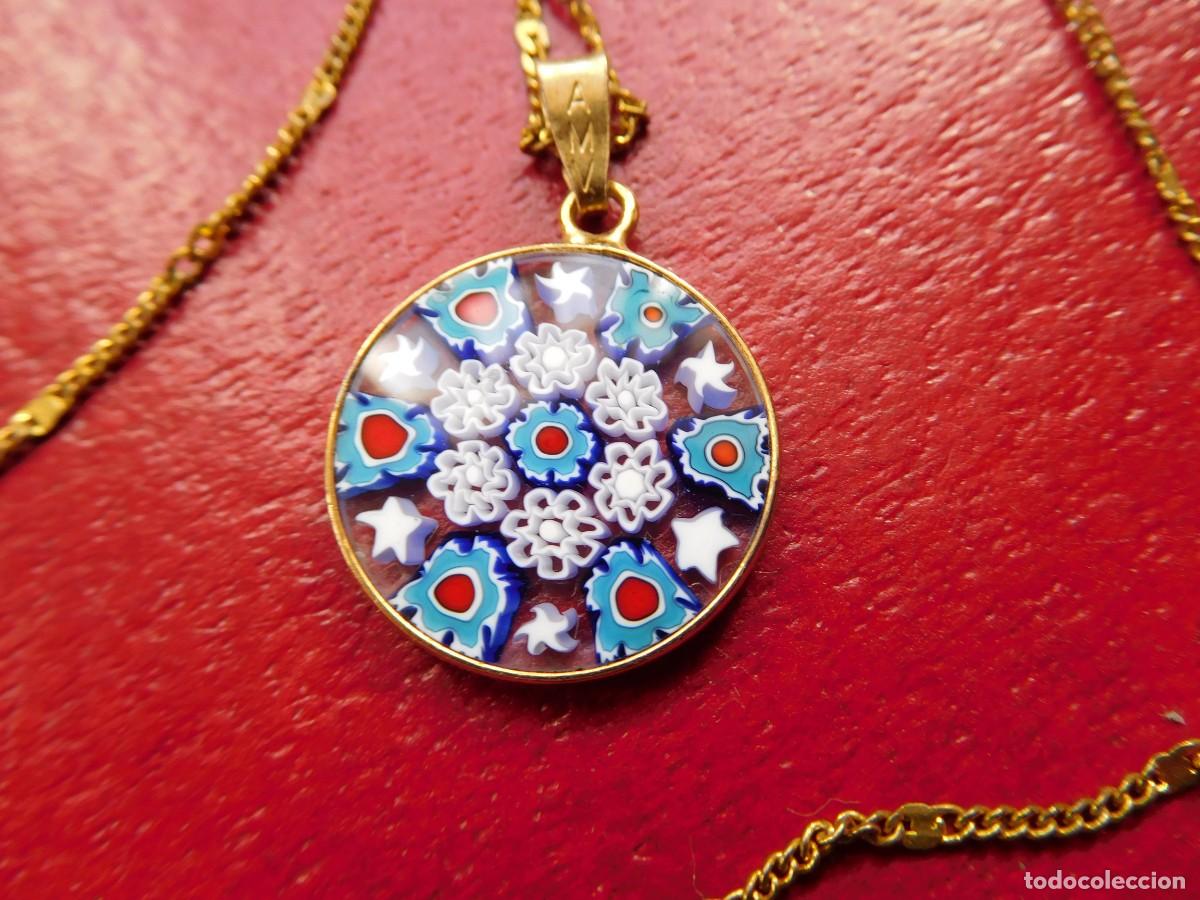 Joyeria: Colgante con cadena de plata dorada - Foto 3