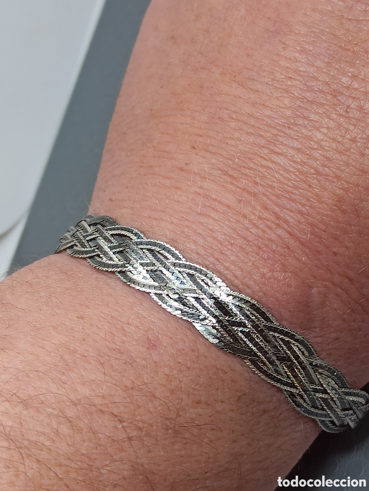 Joyeria: Pulsera entrelazada en plata de Ley 925 - Foto 7
