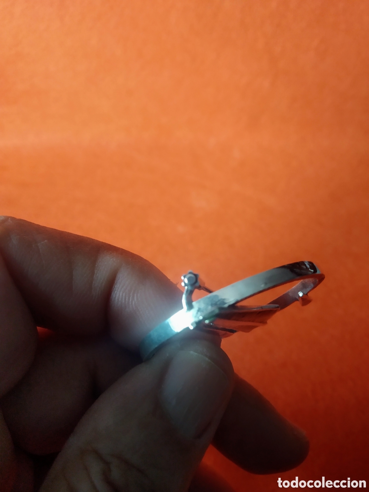 Joyeria: BROCHE DE PLATA Y ESMALTE - Foto 2