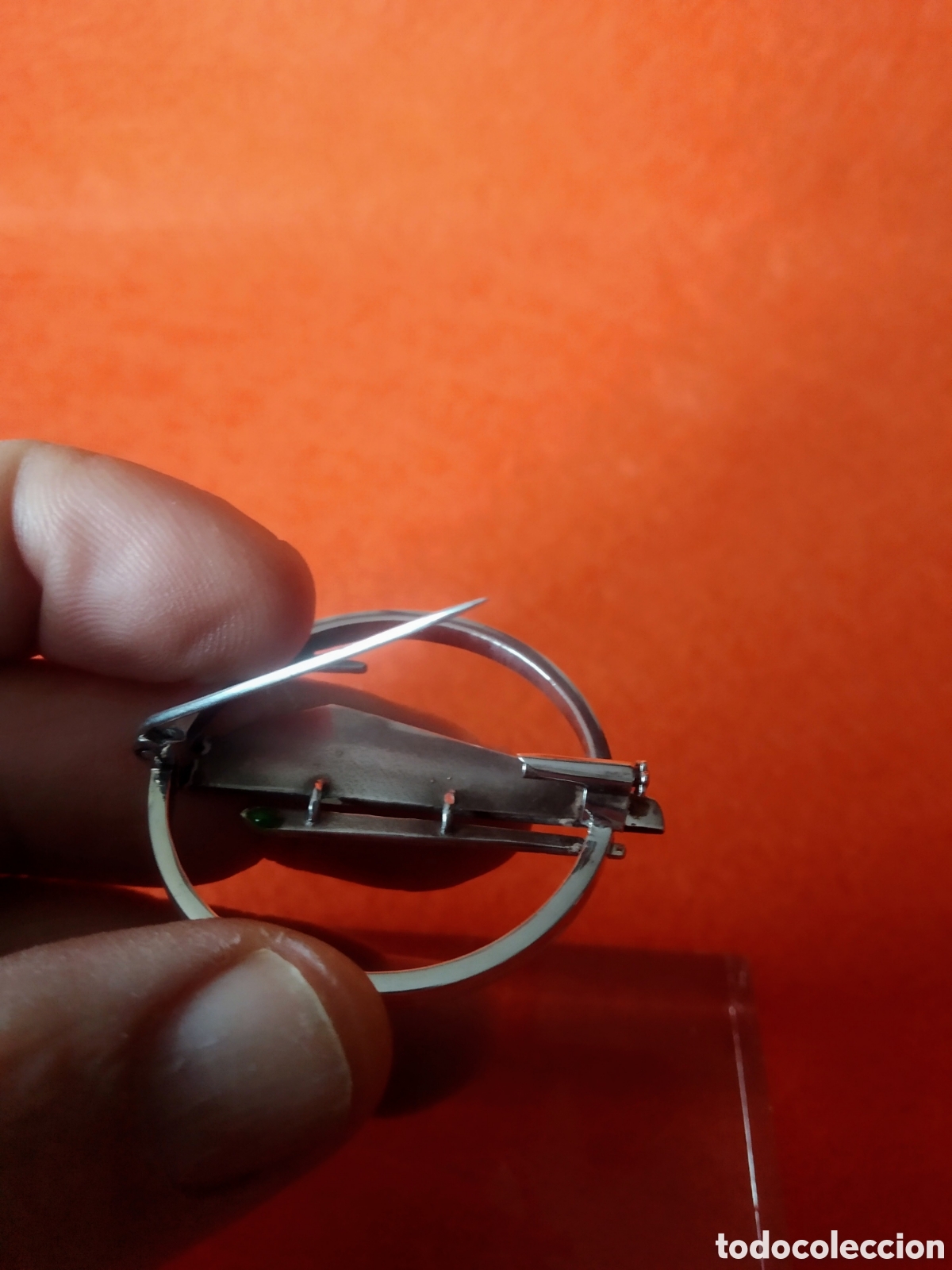 Joyeria: BROCHE DE PLATA Y ESMALTE - Foto 3