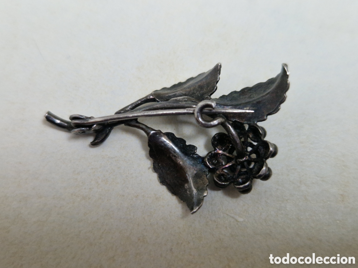 Joyeria: BROCHE ANTIGUO PLATA DE LEY - Foto 3