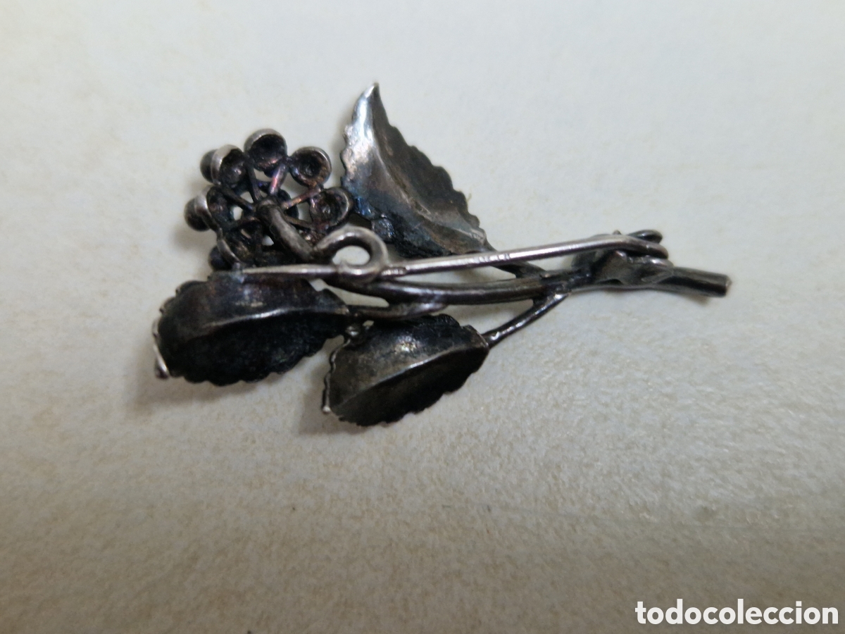 Joyeria: BROCHE ANTIGUO PLATA DE LEY - Foto 4