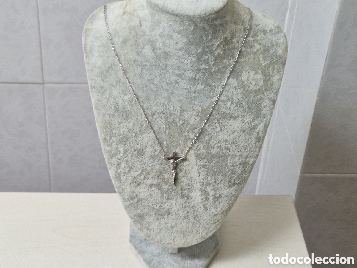 Joyeria: CADENA Y CRISTO EN PLATA DE LEY CONTRASTES - Foto 5