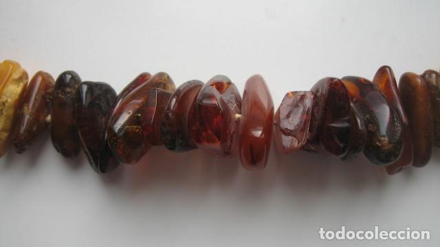Joyeria: COLLAR DE &Aacute;MBAR. CIERRE DE ORO Y CUENTAS ANUDADAS. - Foto 9