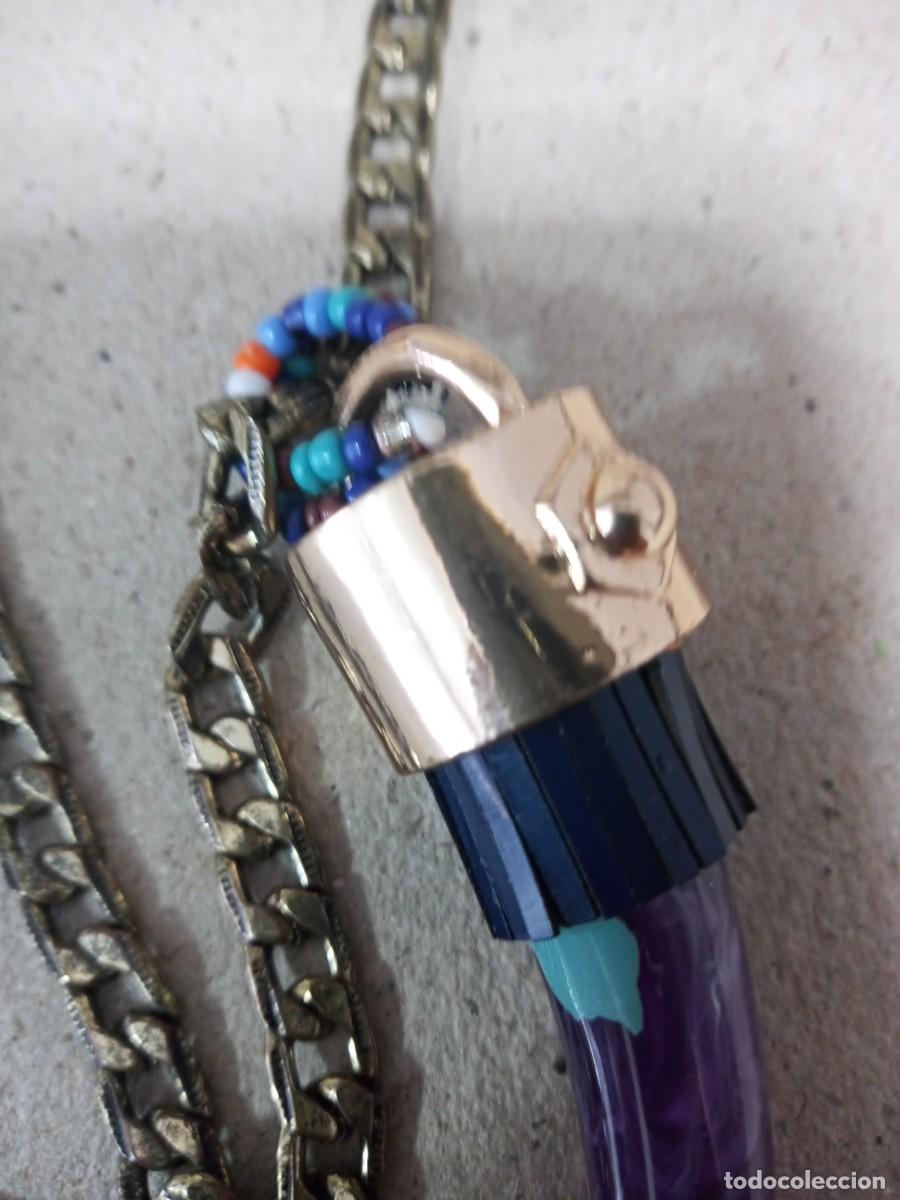 Joyeria: BONITO COLLAR DE PIEDRAS VINTAGE - Foto 2
