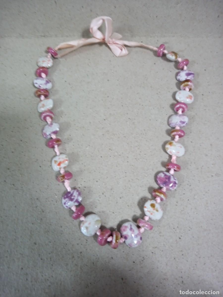 Joyeria: BONITO COLLAR DE PIEDRAS ANTIGUO - Foto 1