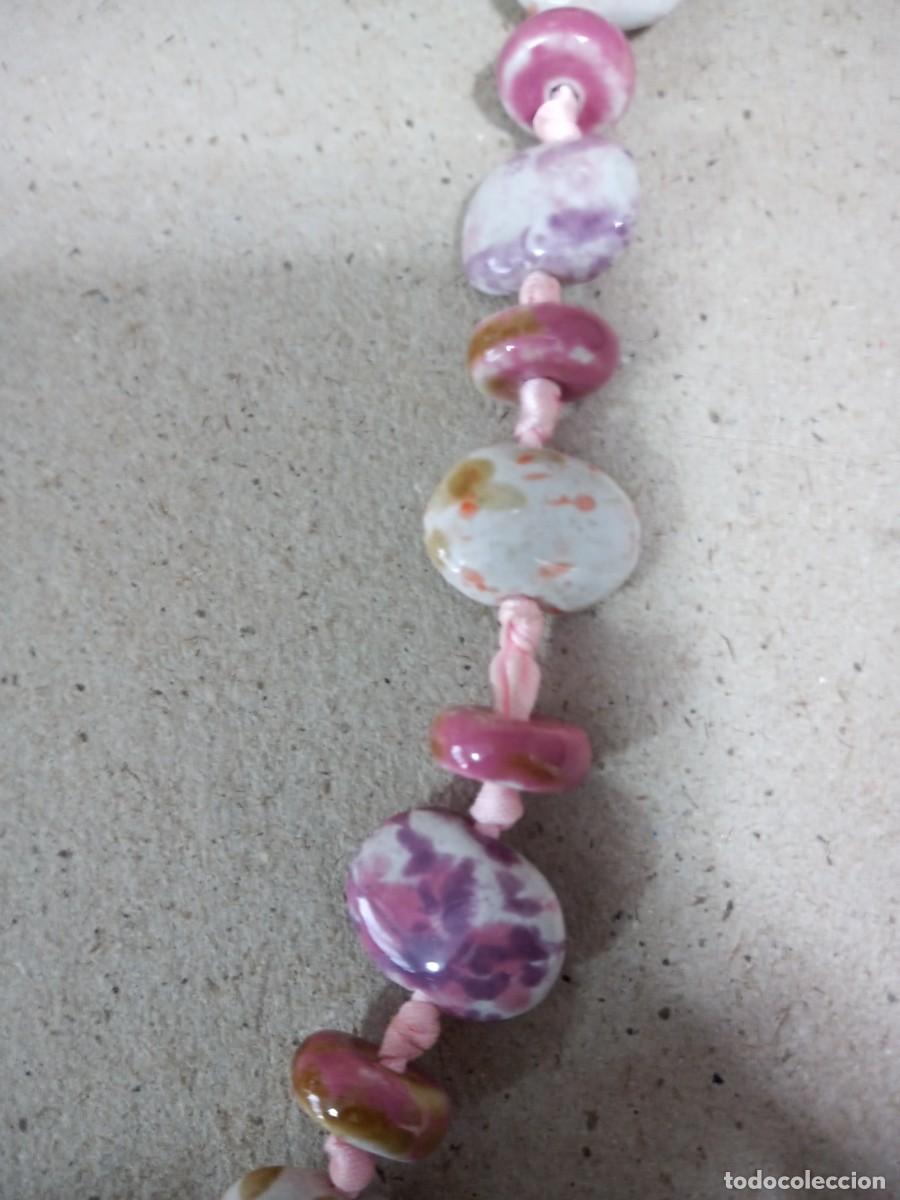 Joyeria: BONITO COLLAR DE PIEDRAS ANTIGUO - Foto 3