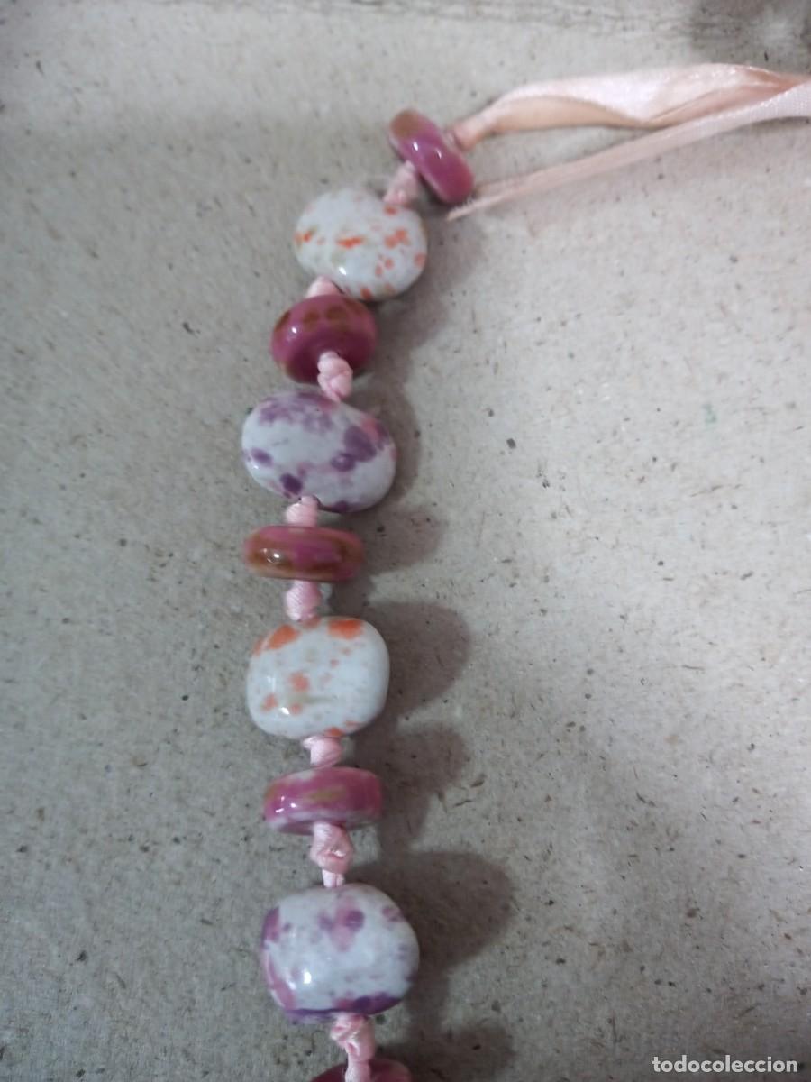 Joyeria: BONITO COLLAR DE PIEDRAS ANTIGUO - Foto 4