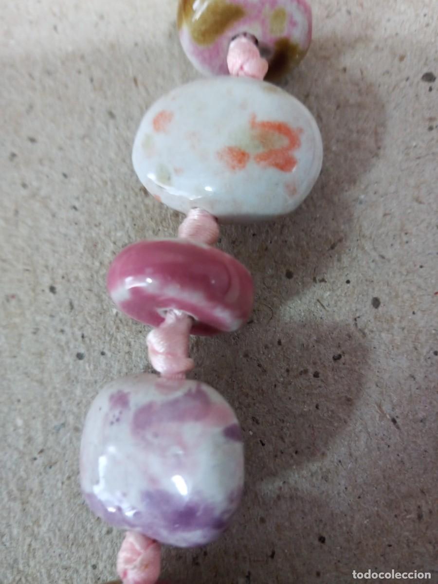 Joyeria: BONITO COLLAR DE PIEDRAS ANTIGUO - Foto 8