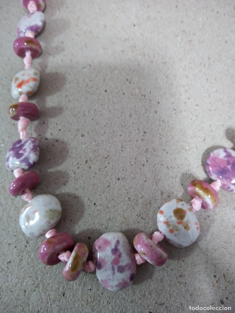Joyeria: BONITO COLLAR DE PIEDRAS ANTIGUO - Foto 9