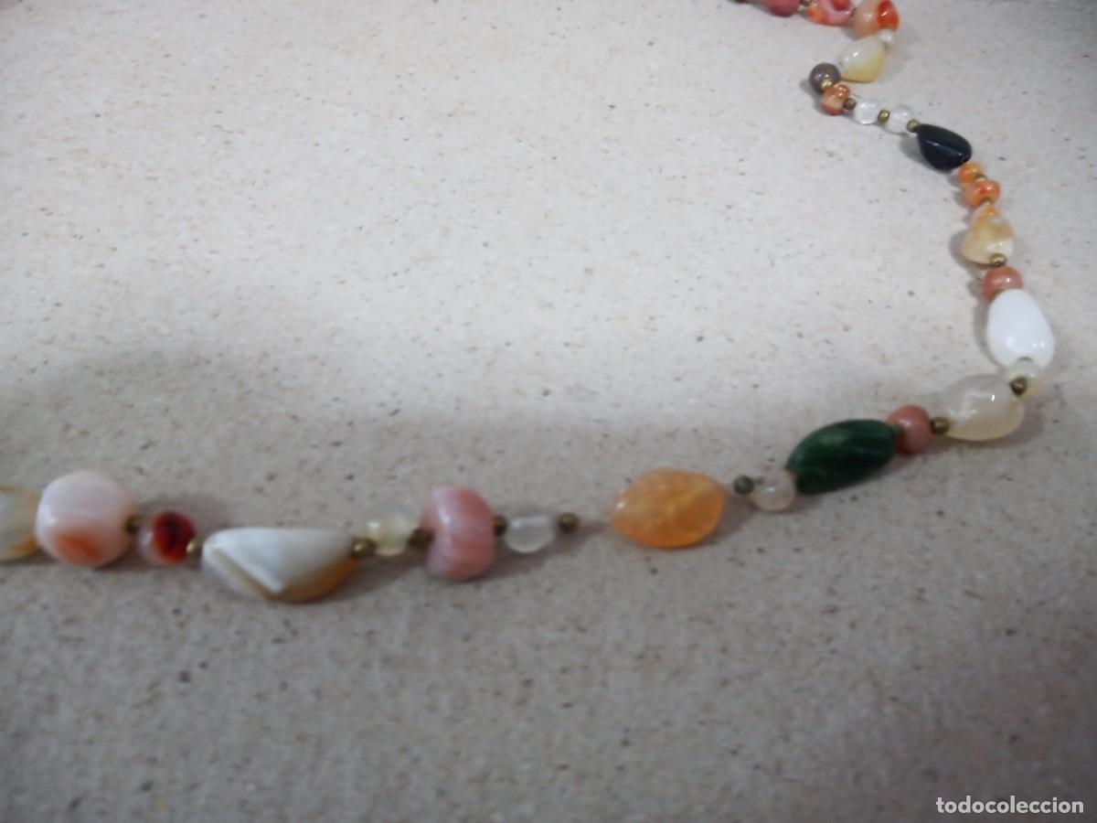 Joyeria: BONITO COLLAR DE PIEDRAS ANTIGUO - Foto 6