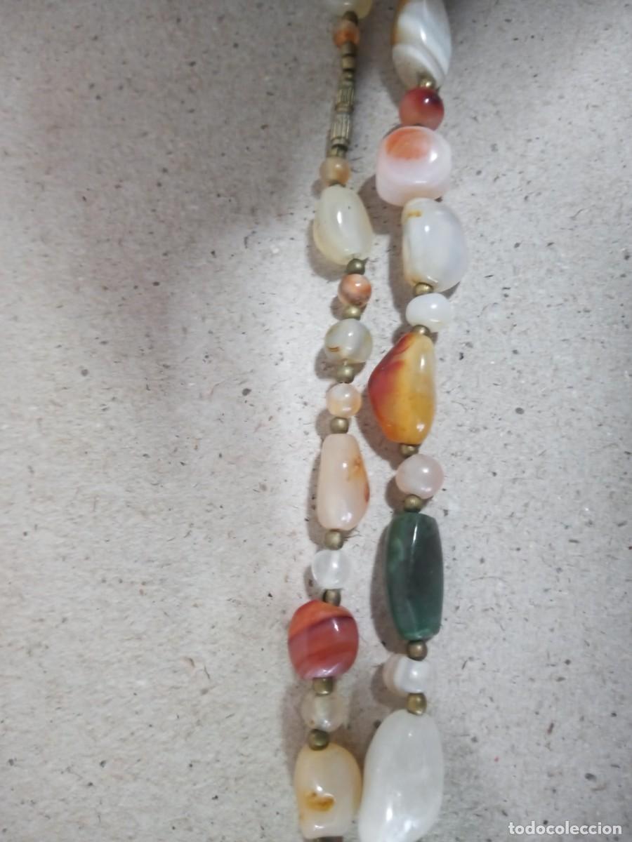Joyeria: BONITO COLLAR DE PIEDRAS ANTIGUO - Foto 8