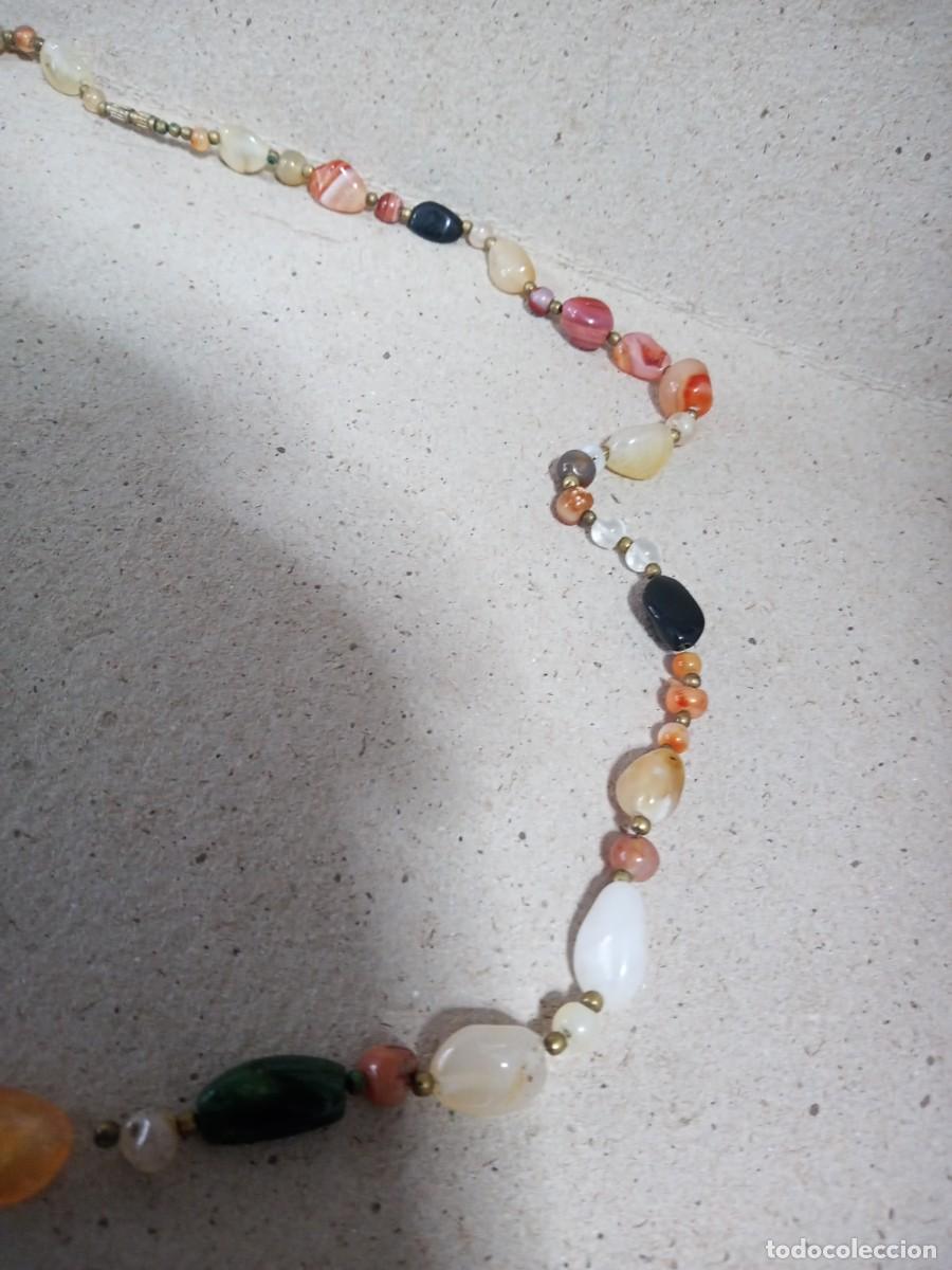 Joyeria: BONITO COLLAR DE PIEDRAS ANTIGUO - Foto 10