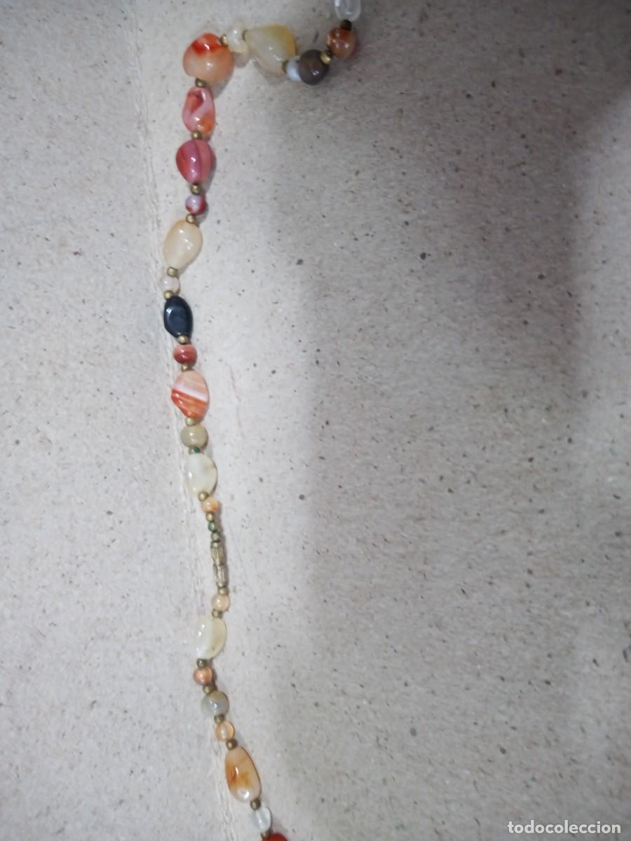 Joyeria: BONITO COLLAR DE PIEDRAS ANTIGUO - Foto 11