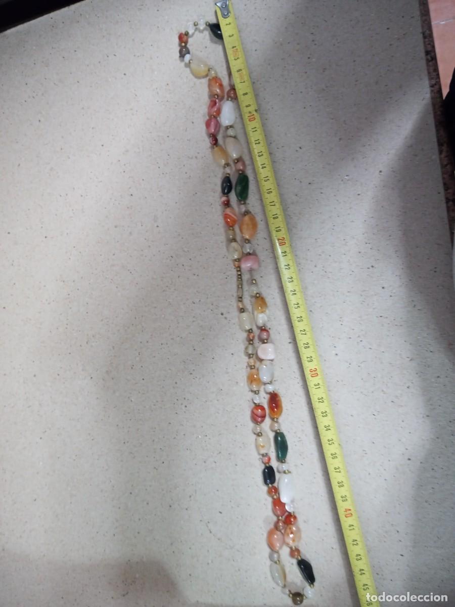 Joyeria: BONITO COLLAR DE PIEDRAS ANTIGUO - Foto 12