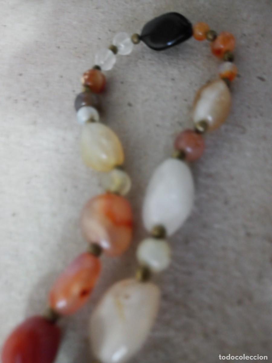 Joyeria: BONITO COLLAR DE PIEDRAS ANTIGUO - Foto 13