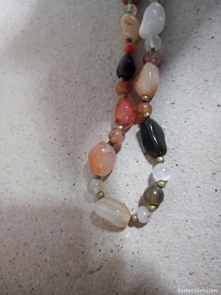 Joyeria: BONITO COLLAR DE PIEDRAS ANTIGUO - Foto 14