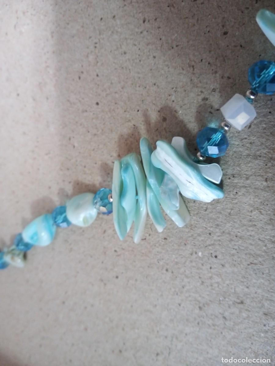 Joyeria: BONITO COLLAR DE PIEDRAS ANTIGUO - Foto 2