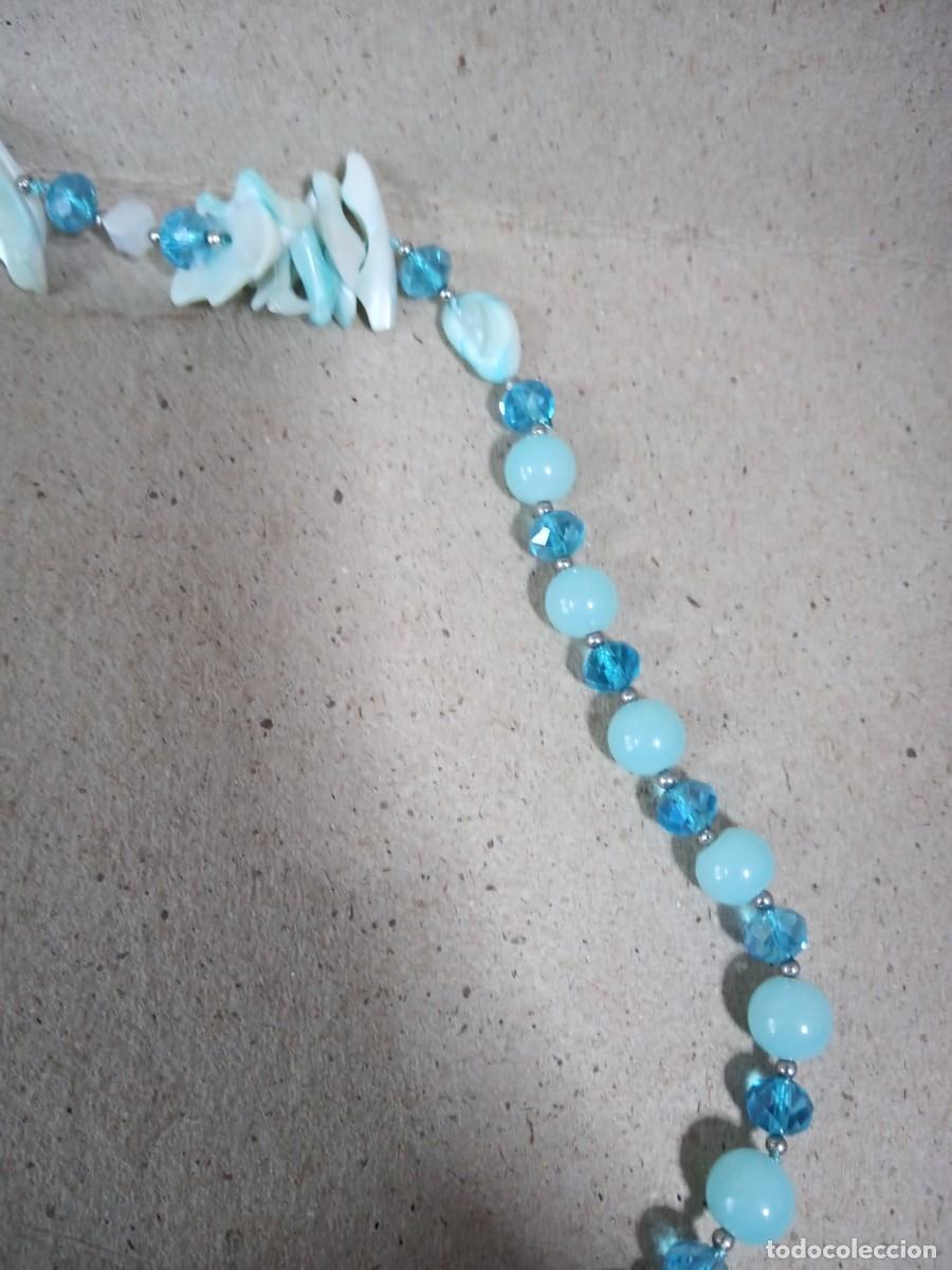 Joyeria: BONITO COLLAR DE PIEDRAS ANTIGUO - Foto 3