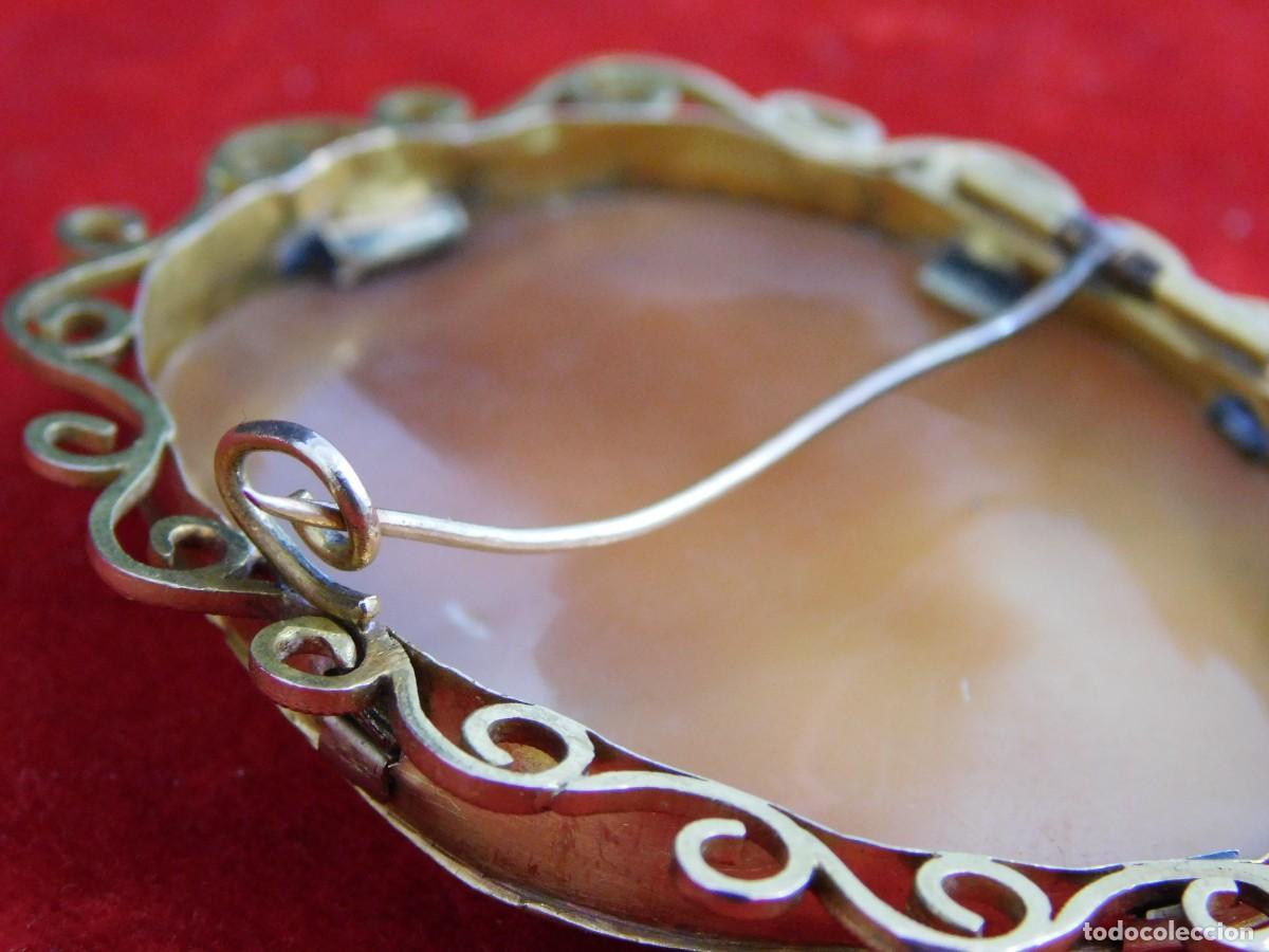 Joyeria: BROCHE CAMAFEO - CONCHA NATURAL - ORO 14K - Foto 14