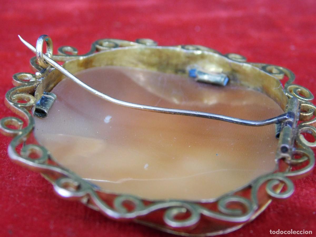 Joyeria: BROCHE CAMAFEO - CONCHA NATURAL - ORO 14K - Foto 15