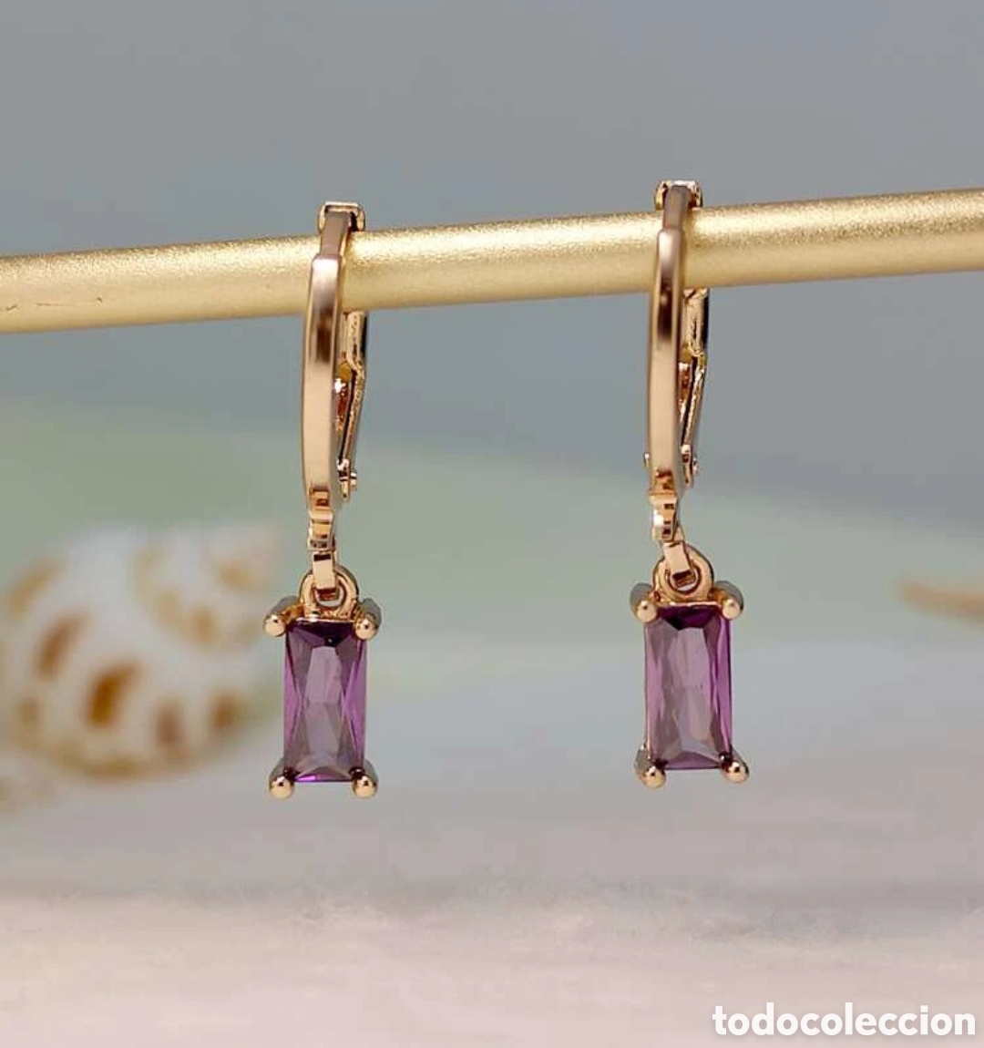 Joyeria: Pendientes con Amatistas - Foto 2